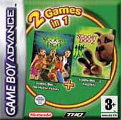 2 Games in 1 - Scooby-Doo + Scooby-Doo 2 - Les Mon [USA] image