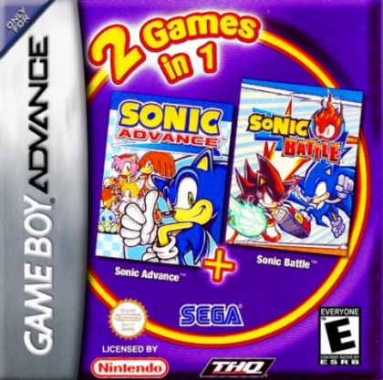 Brújula Invertir Tentáculo 2 Games in 1 : Sonic Advance + Sonic Battle [Europe]-Nintendo Gameboy  Advance (GBA) rom descargar | WoWroms.com