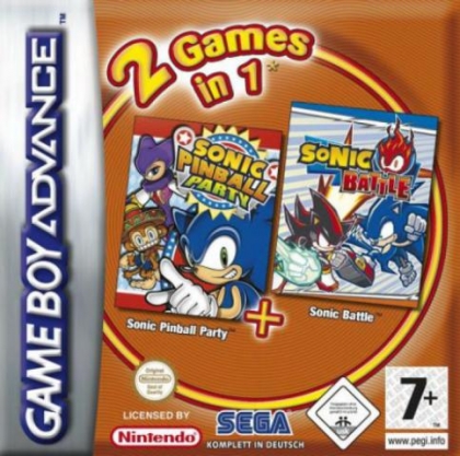 2 Games in 1 : Sonic Battle + Sonic Pinball Party [Europe] image