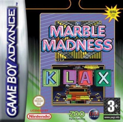 2 Games in One! - Marble Madness + Klax [Europe] image