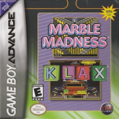 2 Games in One! - Marble Madness + Klax [USA] image