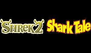 2 in 1 Game Pack : Shrek 2 + Shark Tale [USA] image