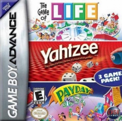 3 Pack! : The of Life Payday + Yahtzee [USA] - Nintendo Gameboy Advance (GBA) rom download |