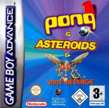 3 Games in One! - Yars' Revenge + Asteroids + Pong [Europe] image