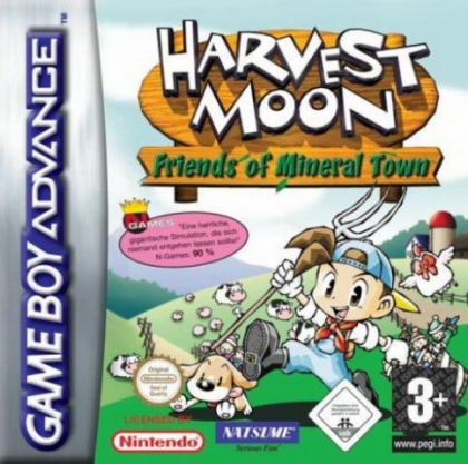 Harvest Moon Friends Of Mineral Town Germany Nintendo Gameboy Advance Gba Rom Download Wowroms Com