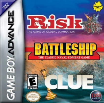 Three-in-One Pack : Risk + Battleship + Clue [USA] image