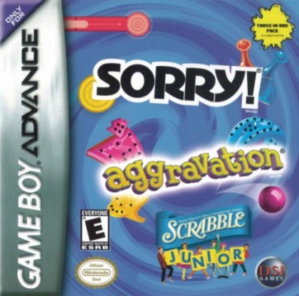 Three-in-One Pack : Sorry! + Aggravation + Scrabble Junior [USA] image