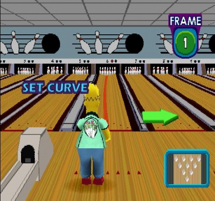 SIMPSONS BOWLING image