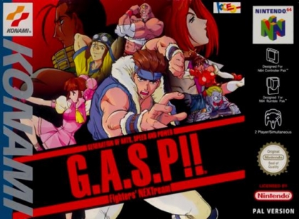 Arenoso transfusión Chaqueta G.A.S.P!! Fighters' NEXTream [Europe]-Nintendo 64 (N64) rom descargar |  WoWroms.com