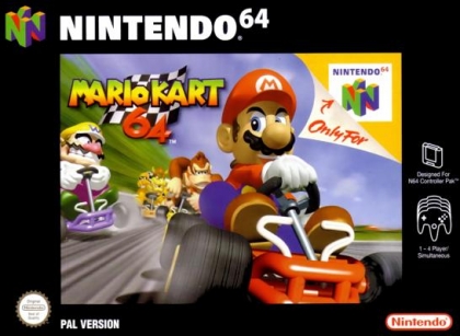 borde Explosivos símbolo Mario Kart 64 [Europe]-Nintendo 64 (N64) rom descargar | WoWroms.com