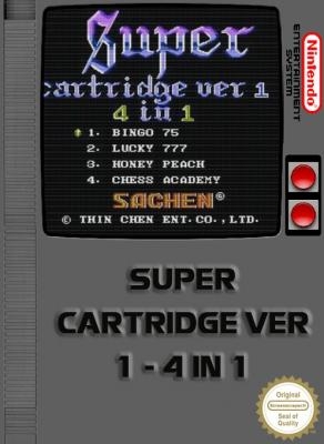 Super Cartridge Ver 1 : 4 in 1 [Asia] (Unl) image