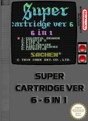 Super Cartridge Ver 6 : 6 in 1 [Asia] (Unl) image