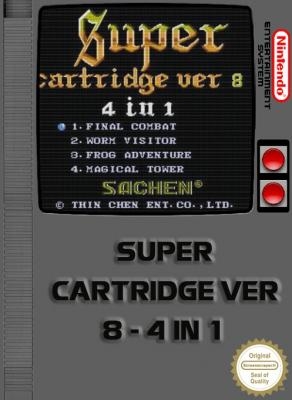 Super Cartridge Ver 8 : 4 in 1 [Asia] (Unl) image