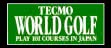 logo Emulators Tecmo World Golf - Japan