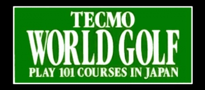 Tecmo World Golf - Japan image
