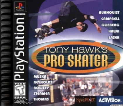jogo de skate ps1, tony hawk pro skater ps1 cover