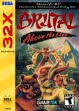 Логотип Roms BRUTAL UNLEASHED : ABOVE THE CLAW [USA]