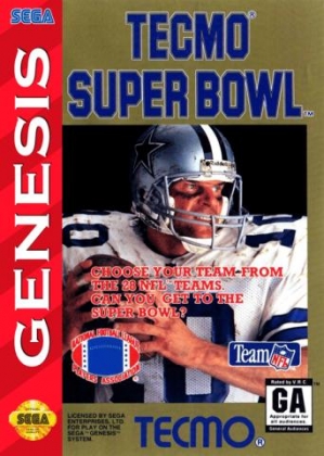 Tecmo Super Bowl [USA] - Sega Genesis/MegaDrive () rom download ...