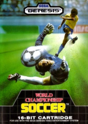 Mega-Drive Genesis -- World Cup Soccer -- JAPAN Game Sega. Works