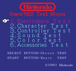 World Class Service Super Nintendo Tester [USA] image