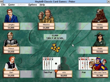HOYLE CLASSIC CARD GAMES (1993) image