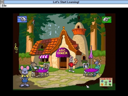 READER RABBIT AND FRIENDS - LET'S START LEARNING image