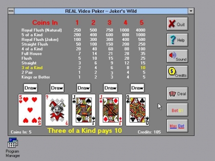 REAL VIDEO POKER image