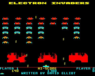 Electron Invaders [UEF] image