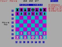 SPECTRUM MICRO CHESS (CLONE) image