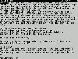 ZXZVM - ODIEU'S QUEST FOR THE MAGIC FLINGSHOT image
