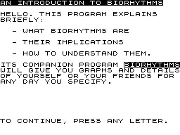 Biorhythms.A.Instructions image