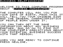 Chinese Astrology.B.Business Relationships image