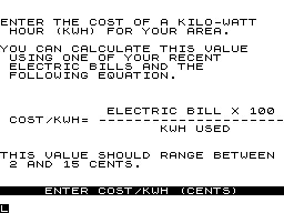 Electric Cost Analyzer image