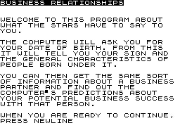 Love Business Zodiac.B.Business Relationships image