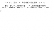 Logo Emulateurs ZX Assembler (Mono)