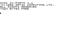 ZX Forth (IPS).1.ZX Forth image
