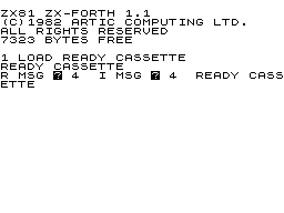 ZX Forth (IPS).3.Editor Screen2 image