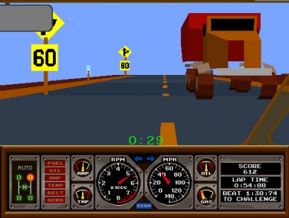 Hard Drivin' (cockpit, British, rev 7) image