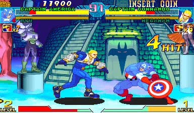 marvel vs. capcom clash of super heroes rom