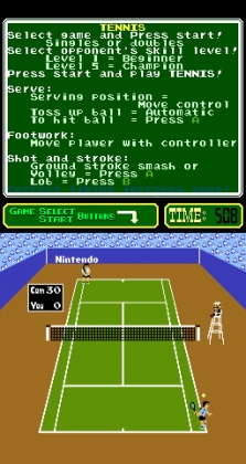 Tennis (PlayChoice-10) image