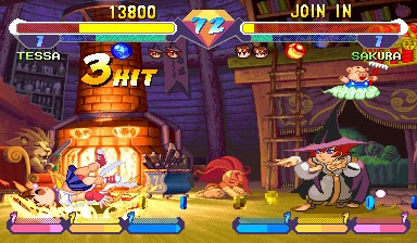 Super Gem Fighter Mini Mix (USA 970904 Phoenix Edition) (bootleg) image