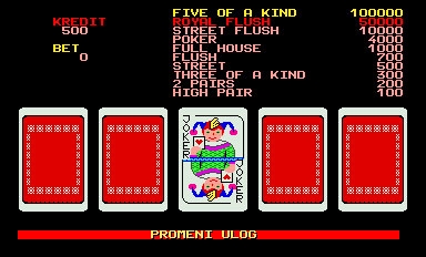 Royal Vegas Joker Card (fast deal, English gfx) image