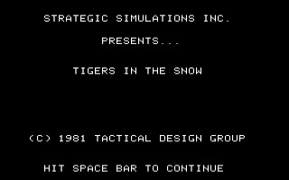 Tigers in the Snow  image