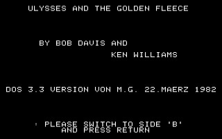 Ulysses And the Golden Fleece image