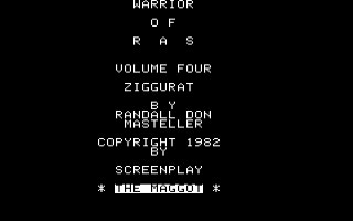 Warrior of Ras Vol. 4 - Ziggurat  image